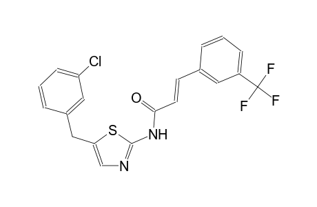 2-propenamide, N-[5-[(3-chlorophenyl)methyl]-2-thiazolyl]-3-[3-(trifluoromethyl)phenyl]-, (2E)-