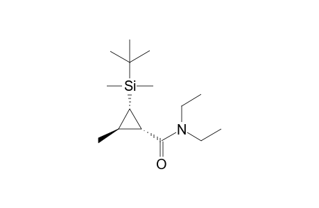 (1S*,2S*,3R*)-2-(tert-Butyldimethylsilyl)-N,N-diethyl-3-methylcyclopropanecarboxamide