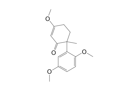 6-(2',5'-Dimethoxyphenyl)3-methoxy-6-methylcyclohex-2-enone