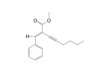 (E)-2-(PHENYLMETHYLENE)-3-OCTYNOIC-ACID-METHYLESTER