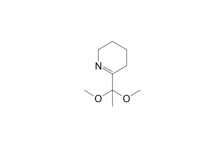 6-(1,1-Dimethoxy)ethyl-2,3,4,5-tetrahydropyridine