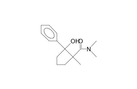 1-Phenyl-1-hydroxy-2-methyl-2-(N,N-dimethyl-carbamido)-cyclopentane