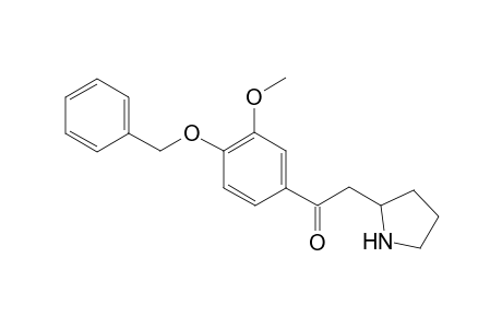 2-{4'-(Benzyloxy)-3'-methoxyphenancyl]-pyrrolidine