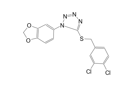 1-(1,3-benzodioxol-5-yl)-1H-tetraazol-5-yl 3,4-dichlorobenzyl sulfide