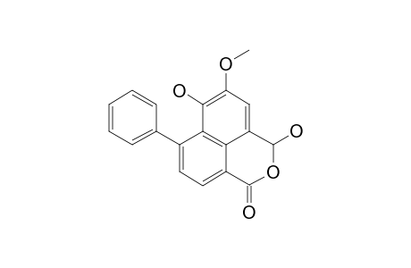 3,6-DIHYDROXY-5-METHOXY-7-PHENYL-3H-BENZO-[DE]-ISOCHROMEN-1-ONE
