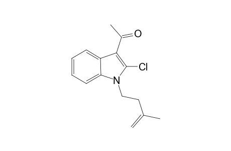 1-(2-Chloro-1-(3-methylbut-3-enyl)-1H-indol-3-yl)ethanone
