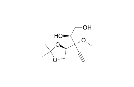 (2S,3S)-3-[(4R)-2,2-Dimethyl-1,3-dioxolan-4-yl]-3-methoxypentyn-1,2-diol