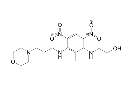 ethanol, 2-[[2-methyl-3-[[3-(4-morpholinyl)propyl]amino]-4,6-dinitrophenyl]amino]-