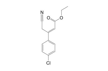 (E)-4-CYANO-3-(4-CHLOROPHENYL)-2-BUTENOIC-ACID-ETHYLESTER