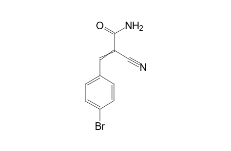 3-(4-bromophenyl)-2-cyano-prop-2-enamide