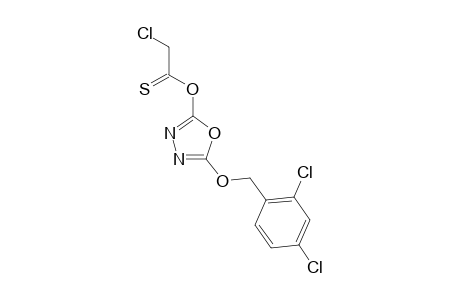 5-(2,4-Dichlorobenzyloxy)-1,3,4-oxadiazol-2-yl 2-chloroethanethioate