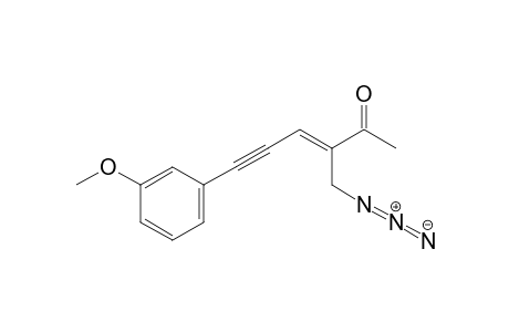 (E)-3-(Azidomethyl)-6-(3-methoxyphenyl)hex-3-en-5-yn-2-one