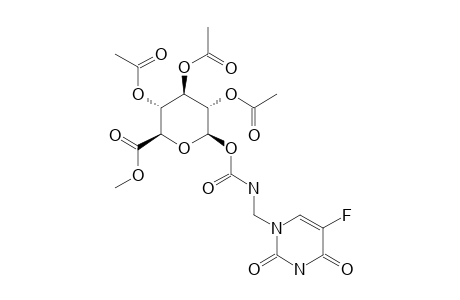 N-[METHYL-(2,3,4-TRI-O-ACETYL-BETA-D-GLUCOPYRANOSYLOXYCARBONYL)-URONATE)-(5-FLUORO-2,4-DIOXO-1,2,3,4-TETRAHYDROPYRIMIDIN-1-YL)-METHYLAMINE