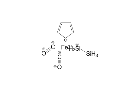 1-[Dicarbonyl(eta5-cyclopentadienyl)ferrio]disilane
