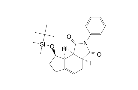 Cyclopent[e]isoindole-1,3(2H,3aH)-dione, 8-[[(1,1-dimethylethyl)dimethylsilyl]oxy]-4,6,7,8,8a,8b-hexahydro-2-phenyl-, (3a.alpha.,8.beta.,8a.alpha.,8b.alpha.)-