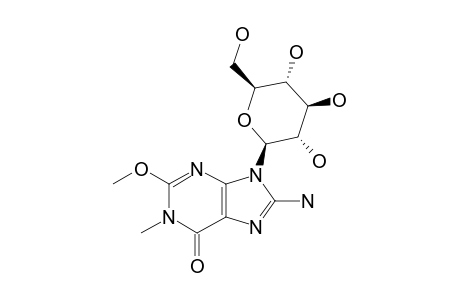 1,6-DIHYDRO-8-AMINO-9-BETA-D-GLUCOPYRANOSYL-1-METHYL-2-METHOXYPURIN-6(1H)-ONE