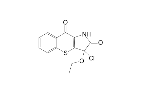 3-Chloro-3-ethoxy-1-aza-5-thiatricyclo[7.4.0.0(4,13)]tridec-4(13),6,8,10-tetraene-2,12-dione
