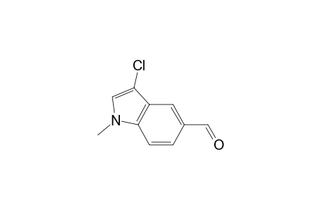 N-methyl-3-chloroindole-5-carbaldehyde