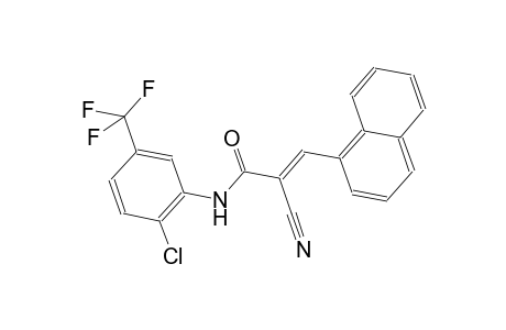 (2E)-N-[2-chloro-5-(trifluoromethyl)phenyl]-2-cyano-3-(1-naphthyl)-2-propenamide