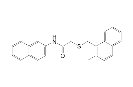 2-([(2-Methyl-1-naphthyl)methyl]sulfanyl)-N-(2-naphthyl)acetamide