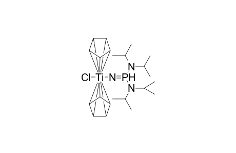 bis(Diisopropylamino)phosphanylamido]-chloro-bis(cyclopentadienyl)titanium