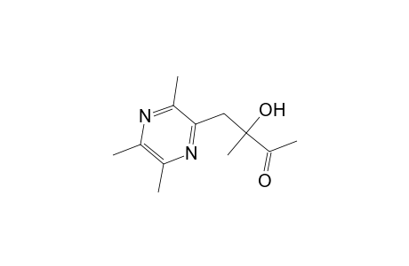 3-Hydroxy-3-methyl-4-(3,5,6-trimethyl-2-pyrazinyl)-2-butanone