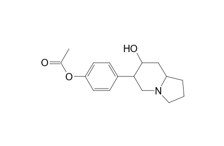 6-(4'-acetoxyphenyl)-1,2,3,5,6,7,8,8a-octahydroindolizin-7-ol