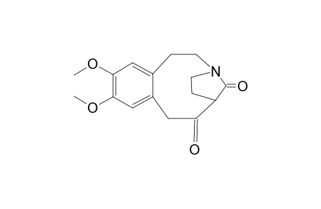 10,11-dimethoxy-1,4,5,6,7,8-hexahydro-3,6-methano-2H-3-benzazecine-7,13-dione