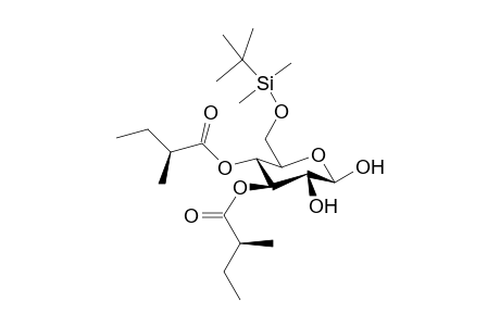 3,4-Di-O-[(2S)-2-methylbutyroyl]-6-O-tert-butyldimethylsilyl-D-glucopyranose