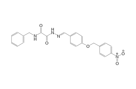 acetic acid, oxo[(phenylmethyl)amino]-, 2-[(E)-[4-[(4-nitrophenyl)methoxy]phenyl]methylidene]hydrazide