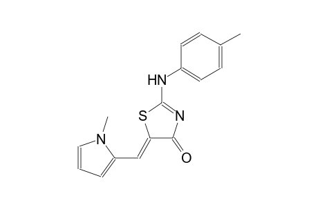 (5Z)-5-[(1-methyl-1H-pyrrol-2-yl)methylene]-2-(4-toluidino)-1,3-thiazol-4(5H)-one