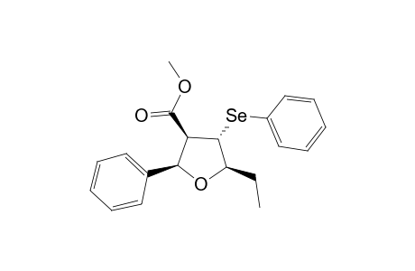 (2R,3S,4S,5R)-5-ethyl-2-phenyl-4-(phenylseleno)-3-oxolanecarboxylic acid methyl ester