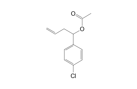 1-(4-Chlorophenyl)but-3-enyl acetate