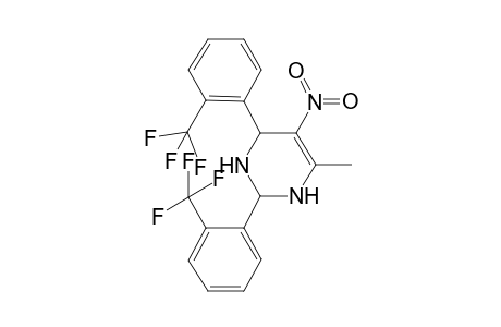 1,2,3,4-Tetrahydro-6-methyl-5-nitro-2,4-bis(2'-(trifluoromethyl)phenyl]pyrimidine