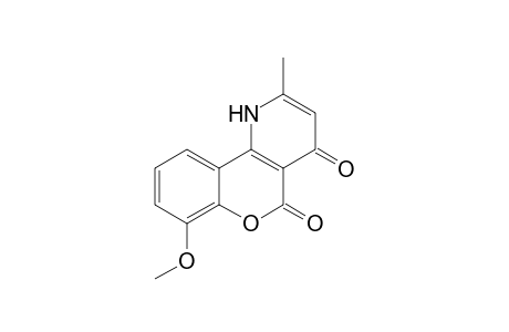 1,5-Dihydro-2-methyl-7-methoxy-4H-[1]benzopyrano[4,3-b]pyridine-4,5-dione