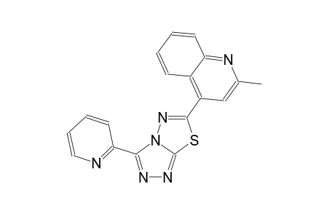 quinoline, 2-methyl-4-[3-(2-pyridinyl)[1,2,4]triazolo[3,4-b][1,3,4]thiadiazol-6-yl]-