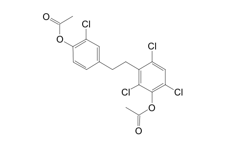 2,4,6,3'-Tetrachloro-3,4'-diacetoxy-.alpha.,.alpha'.-dibenzyl