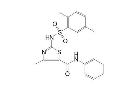 5-thiazolecarboxamide, 2-[[(2,5-dimethylphenyl)sulfonyl]amino]-4-methyl-N-phenyl-