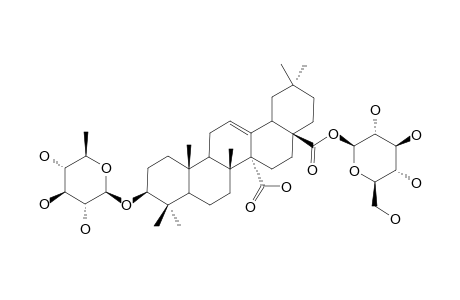 QUINOVIC-ACID_3-BETA-O-BETA-6-DEOXY-D-GLUCOPYRANOSIDE-28-O-BETA-D-GLUCOPYRANOSIDE