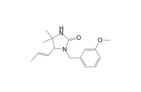 3-(m-Methoxybenzyl)-4-[3-(prop-1-enyl)]-5,5-dimethylimidazolidin-2-one