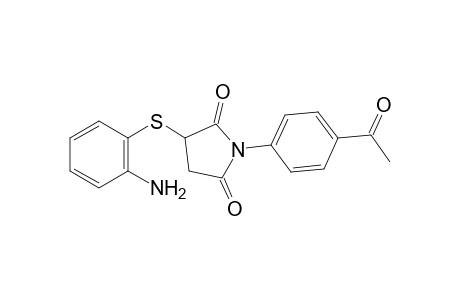 N-(p-acetylphenyl)-2-[(o-aminophenyl)thio]succinimide