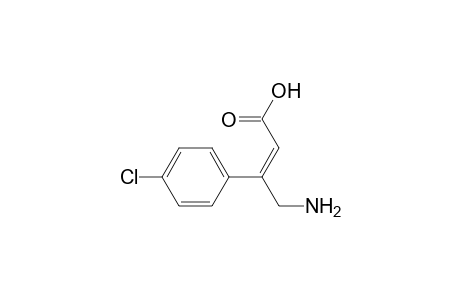 (E)-4-amino-3-(4-chlorophenyl)-2-butenoic acid