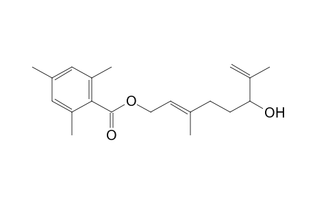 Benzoic acid, 2,4,6-trimethyl-, 6-hydroxy-3,7-dimethyl-2,7-octadienyl ester, (E)-