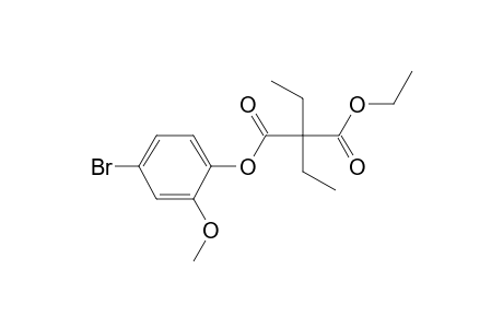 Diethylmalonic acid, 4-bromo-2-methoxyphenyl ethyl ester