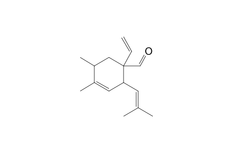 4,5-Dimethyl-2-(2-methylprop-1-enyl)-1-vinylcyclohex-3-enecarbaldehyde