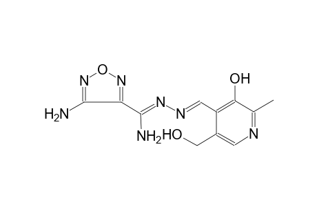 1,2,5-oxadiazole-3-carbohydrazonamide, 4-amino-N'-[(E)-[3-hydroxy-5-(hydroxymethyl)-2-methyl-4-pyridinyl]methylidene]-