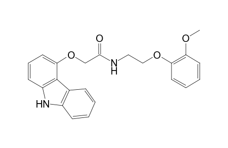 2-(9H-Carbazol-4-yloxy)-N-[2-(2-methoxyphenoxy)ethyl]acetamide