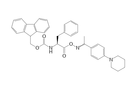 [1-[4-(1-piperidyl)phenyl]ethylideneamino] (2S)-2-(9H-fluoren-9-ylmethoxycarbonylamino)-3-phenyl-propanoate