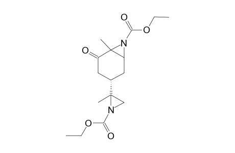 1-Methyl-4-(1-ethoxycarbonyl-2-methylaziridin-2-yl)-7-aza-7-ethoxycarbonylbicyclo[4.1.0]heptan-2-one isomer