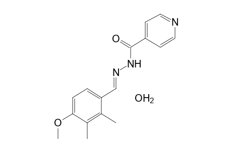 ISONICOTINIC ACID, (2,3-DIMETHYL-4-METHOXYBENZYLIDENE)HYDRAZIDE, MONOHYDRATE